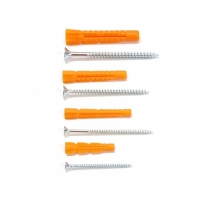 Набор дюбелей с саморезами № 2, 40 предметов в наборе Набор дюбелей с саморезами № 2, 40 предметов в наборе