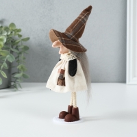 Кукла интерьерная "Баба Яга в белом сарафане с летучей мышкой" 4,5х7,5х18 см Кукла интерьерная "Баба Яга в белом сарафане с летучей мышкой" 4,5х7,5х18 см