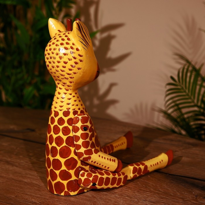 Сувенир Сувенир "Жирафик" висячие лапки, дерево 40 см