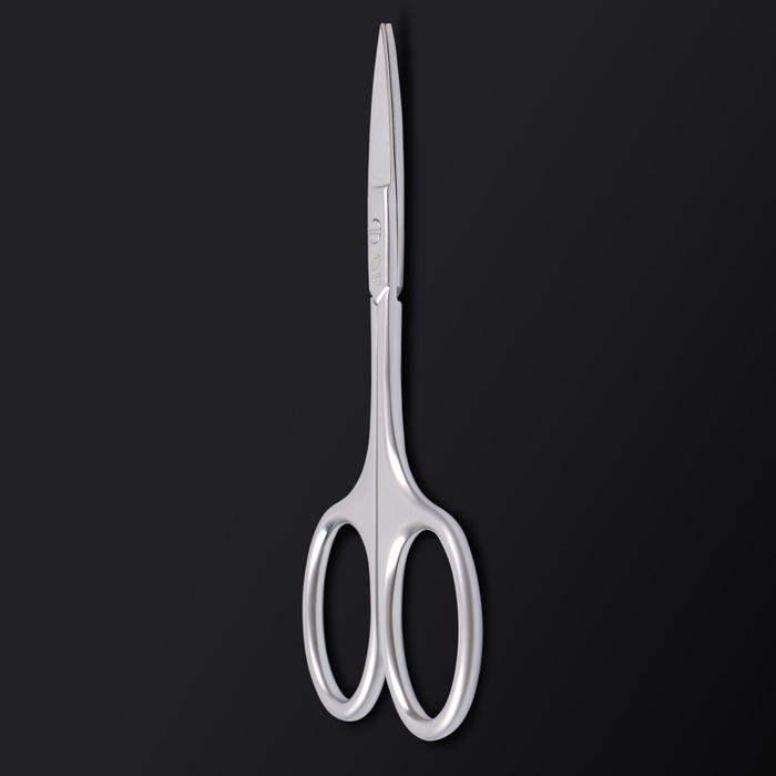 Ножницы маникюрные &laquo;Premium&raquo;, прямые, узкие, 9,5 см, на блистере, цвет серебристый