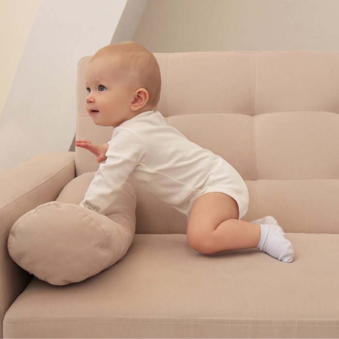 Боди детское MINAKU цвет экрю, рост 56-62 см