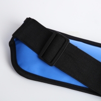 Сумка поясная на молнии, светоотражающие элементы, цвет синий Сумка поясная на молнии, светоотражающие элементы, цвет синий