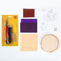 Набор для выжигания на спилах &laquo;Игра с бабочкой&raquo;