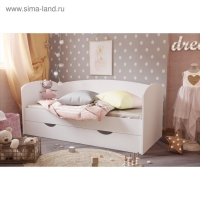 Кровать &laquo;Бейли&raquo;, 700 &times; 1900 мм, с ортопедическим основанием, цвет белый