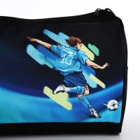 Сумка детская спортивная для мальчика &laquo;Футбол&raquo;, 40х24х21, отд на молнии, чёрный