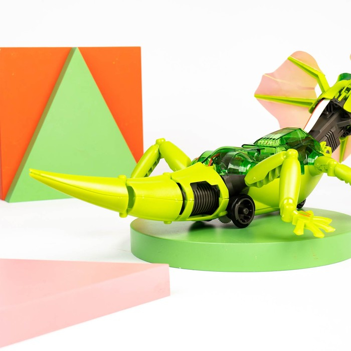 Робот «Ящер» Эврики, электронный конструктор, интерактивный: сенсорный, свет, на батарейках, 92 детали Робот «Ящер» Эврики, электронный конструктор, интерактивный: сенсорный, свет, на батарейках, 92 детали