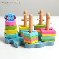 Пирамидка логическая &laquo;Слоник&raquo;