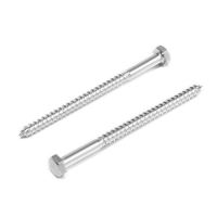 Шуруп-болт ТУНДРА, сантехнический, оцинкованный, DIN 571, М6х90 мм, 4,8 - 5 кг Шуруп-болт ТУНДРА, сантехнический, оцинкованный, DIN 571, М6х90 мм, 4,8 - 5 кг