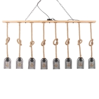 Светильник "Эндо" 8хЕ27 40Вт черный 150х140 см Светильник "Эндо" 8хЕ27 40Вт черный 150х140 см