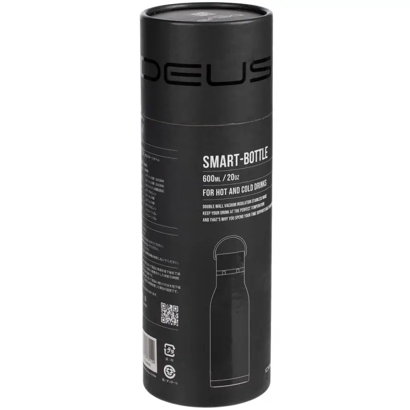 Термобутылка Tabenodo, черная Термобутылка Tabenodo, черная