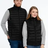 Жилет компактный мужской Stavanger темно-синий с серым, размер 3XL