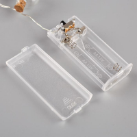 Гирлянда &laquo;Нить&raquo; 1.6 м с насадками &laquo;Шарики со снежинкой&raquo;, IP20, серебристая нить, 15 LED, батарейки ААх2 (нет в комплекте), свечение белое