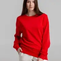 Свитшот унисекс BNC Inspire (Organic), красный, размер XXL