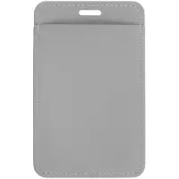 Чехол для пропуска Shall Simple, серый