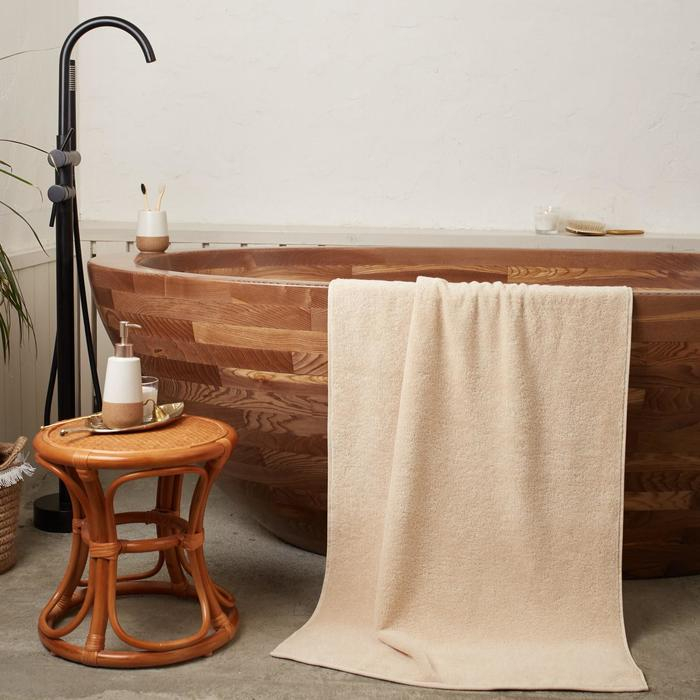 Полотенце махровое Этель Organic Beige 70х130 см, 100% хлопок, 420гр/м2 Полотенце махровое Этель Organic Beige 70х130 см, 100% хлопок, 420гр/м2