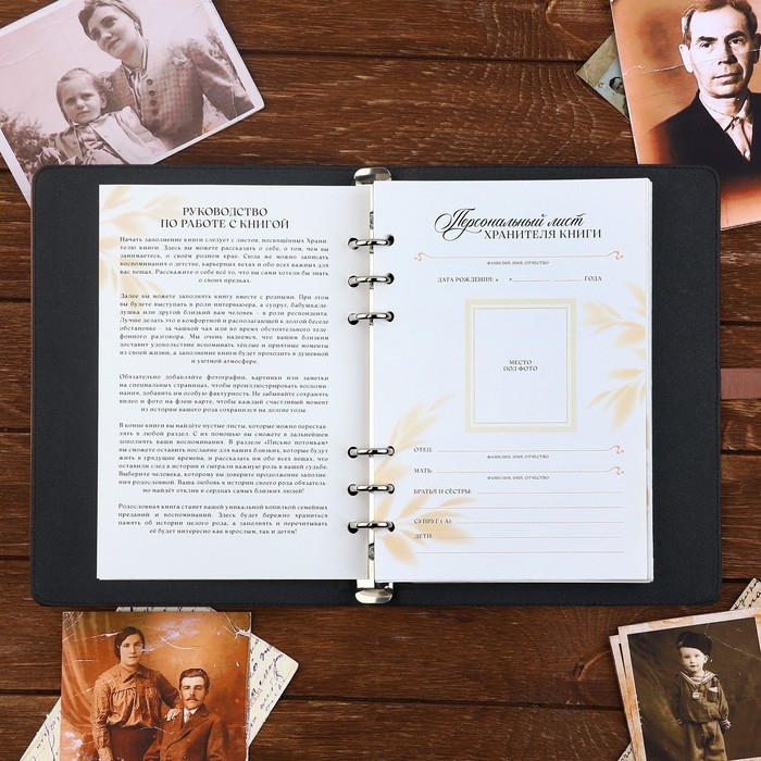 Родословная книга со встроенной флешкой 16 Gb &laquo;Семейная летопись&raquo;, 17,5 х 23 см..