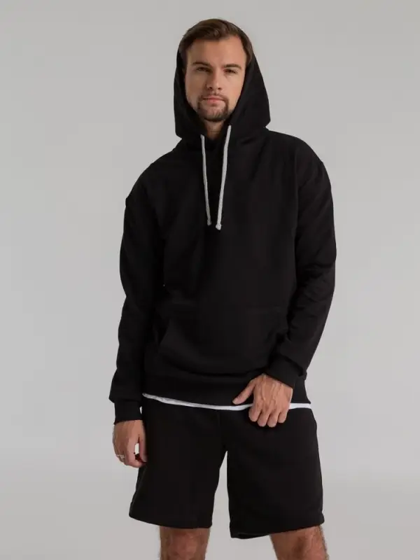 Толстовка с капюшоном Unit Kirenga черная, размер S