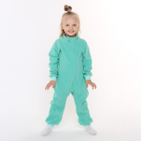 Комбинезон воротник-стойка, цвет мятный, рост 104-110 см
