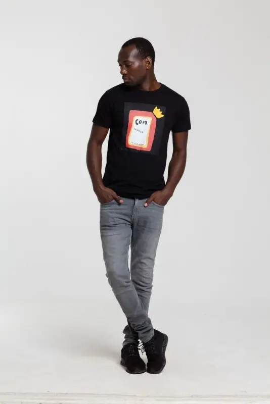 Футболка &laquo;Сода&raquo;, черная, размер S