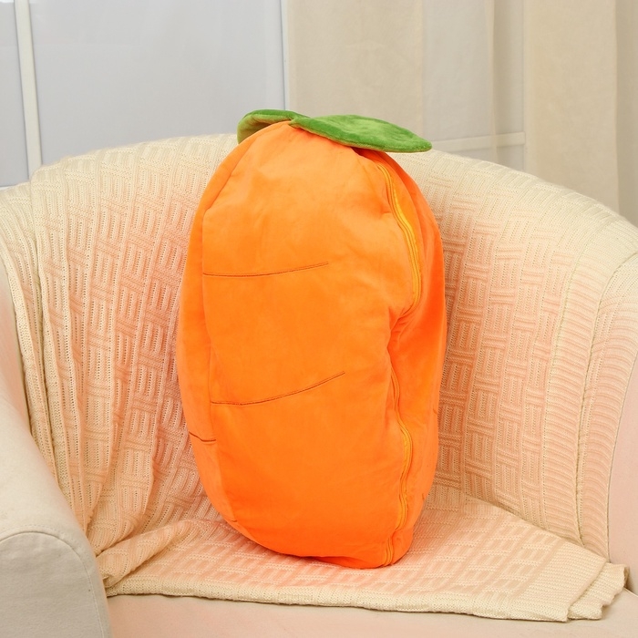 Шкурка мягкой игрушки Шкурка мягкой игрушки "Зайка-морковка", 60 см