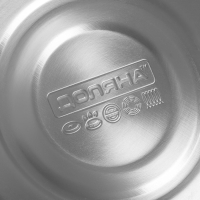 Чайник со свистком из нержавеющей стали Доляна &laquo;Лиса&raquo;, 3 л, с индикатором нагрева