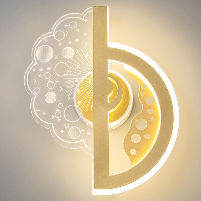 Бра Бра "Селдо 1" LED 20Вт 4000К золото 25х20х3,5 см