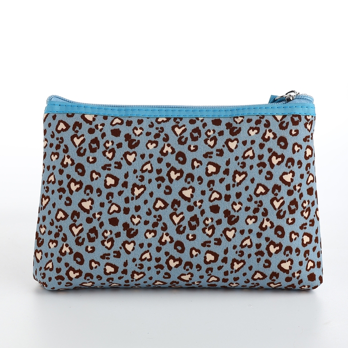 Косметичка на молнии, цвет голубой Косметичка на молнии, цвет голубой