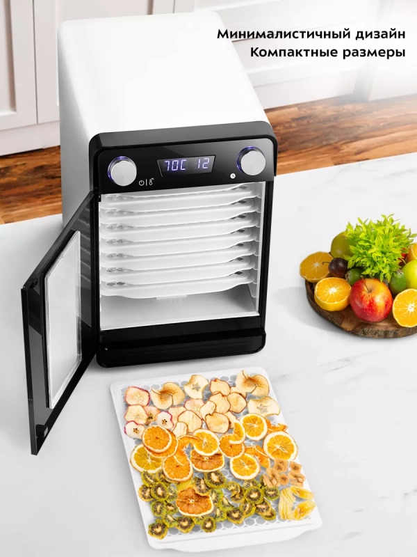 Сушилка для овощей и фруктов КТ-1981 - 550 Вт Сушилка для овощей и фруктов КТ-1981 - 550 Вт