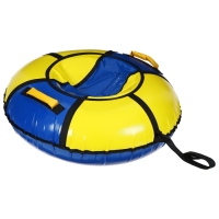 Тюбинг-ватрушка Winter Star &laquo;Вихрь&raquo;, диаметр чехла 90 см, цвета МИКС