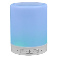 Портативная колонка PERO WS04, 3 Вт, Bluetooth 5.3, 400 мАч, подсветка, белая Портативная колонка PERO WS04, 3 Вт, Bluetooth 5.3, 400 мАч, подсветка, белая