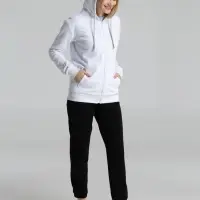 Толстовка на молнии с капюшоном Siverga Heavy 2.0, белая, размер XXL