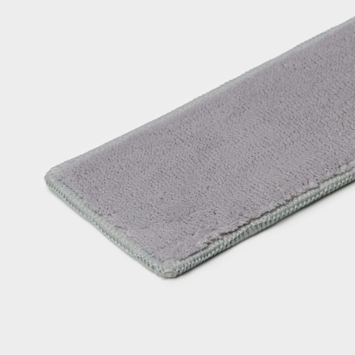 Сменная насадка для окномойки Raccoon, микрофибра, 25,5×9 см, цвет серый Сменная насадка для окномойки Raccoon, микрофибра, 25,5×9 см, цвет серый