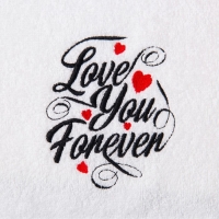 Набор полотенец &laquo;Love you forever&raquo; 30х60 см - 3шт