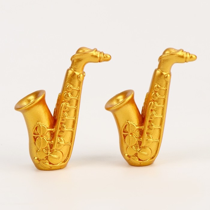 Миниатюра кукольная «Саксафон», набор 2 шт., размер 1 шт. — 1 × 4 см Миниатюра кукольная «Саксафон», набор 2 шт., размер 1 шт. — 1 × 4 см