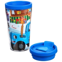 Термостакан с пазлом &laquo;Синий трактор: Новый год в городе&raquo;, 54 элемента, 250 мл