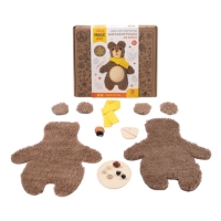 Набор для творчества. Мягкая игрушка из меха &laquo;Мишка&raquo;