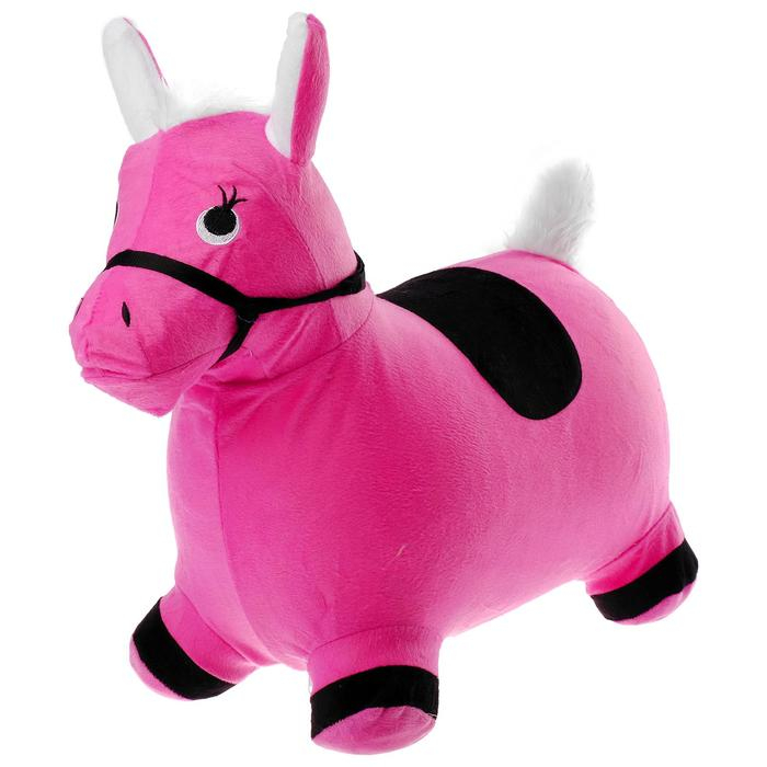 Попрыгун ZABIAKA &laquo;Лошадка&raquo;, текстильная отделка, h=50 см, 1400 г, цвет МИКС