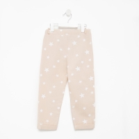 Брюки для девочки MINAKU: Cotton Collection цвет бежевый, рост 98 Брюки для девочки MINAKU: Cotton Collection цвет бежевый, рост 98