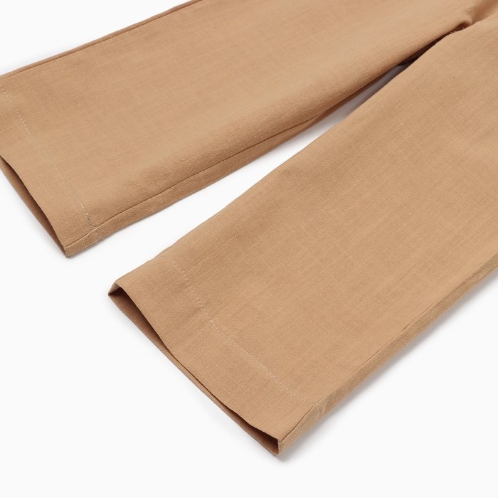 Костюм (рубашка и брюки) детский KAFTAN "Лен", размер 30 (98-104 см) бежевый