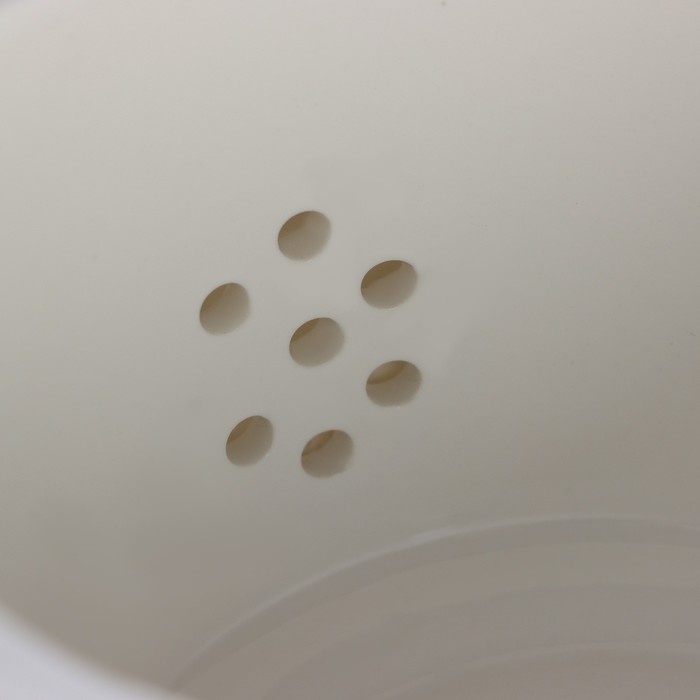 Набор фарфоровый чайный на бамбуковой подставке Доляна &laquo;Эстет&raquo;, 5 предметов: чайник 800 мл, 4 кружки 220 мл, цвет белый