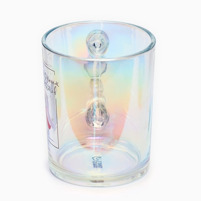 Новый год. Кружка стеклянная &laquo;Сказочных моментов&raquo;, 350 мл