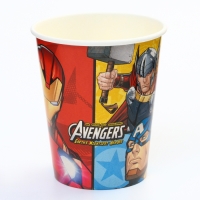 Набор одноразовой бумажной посуды, на 6 персон "С днем рождения!", Мстители Набор одноразовой бумажной посуды, на 6 персон "С днем рождения!", Мстители