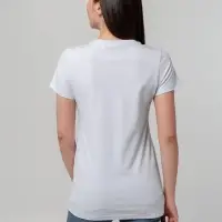 Футболка женская T-bolka Stretch Lady, белая, размер XXL