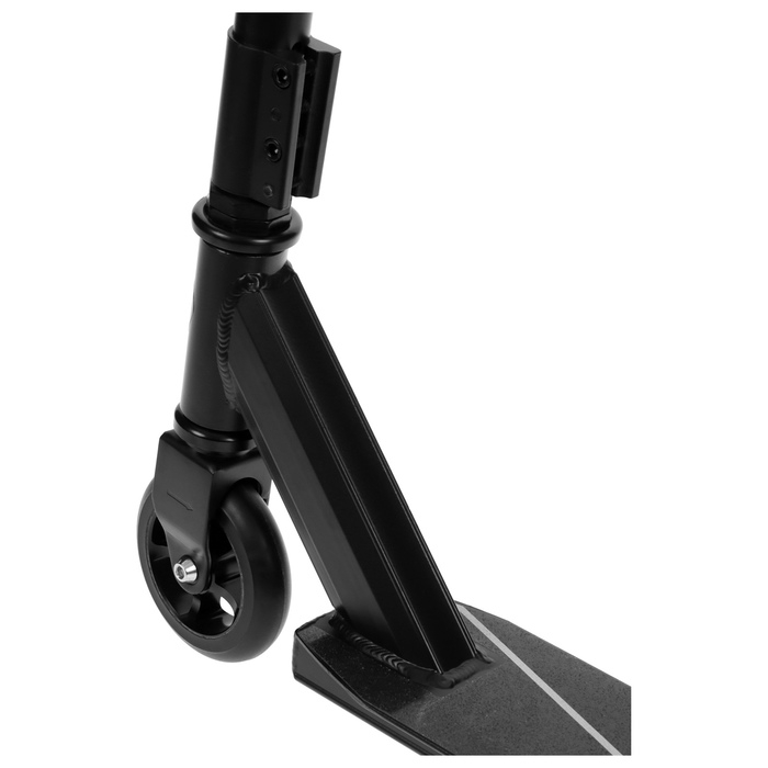 Самокат трюковой GRAFFITI Zigzag 23, колёса PU 100 мм, 85А, цвет чёрный