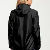 Ветровка женская Fastplant черная, размер L