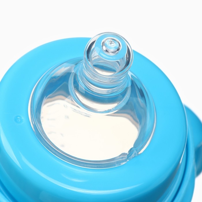 Бутылочка для кормления &Oslash;50мм ШГ, +3мес., 260мл, цвет голубой