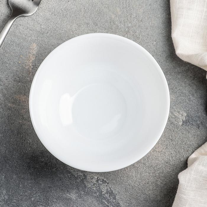 Салатник стеклокерамический Everyday, 300 мл, d=12 см, цвет белый