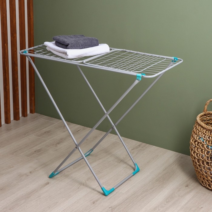 Сушилка для белья напольная, 220×50×90 см, 25 м, цвет хром Сушилка для белья напольная, 220×50×90 см, 25 м, цвет хром