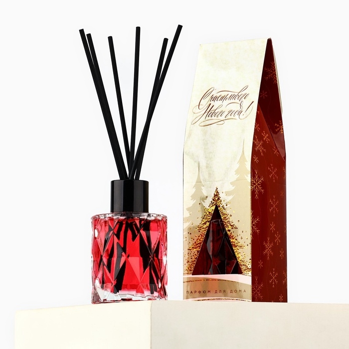 Аромадиффузор ароматический палочки &laquo;Новогодняя коллекция&raquo;,аромат зимние ягоды, 50 мл