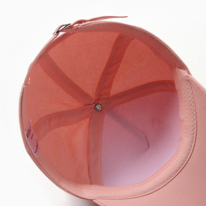 Бейсболка для девочки, цвет розовый, размер 54 Бейсболка для девочки, цвет розовый, размер 54